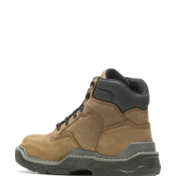 Waterproof|Work Boots<Wolverine Raider DuraShocks&reg; Waterproof 6" CarbonMAX&reg; Work Boot Brown