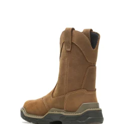 Waterproof|Soft Toe<Wolverine Raider DuraShocks&reg; Western Work Wellington Real Brown