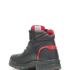 Collabs|Work Boots<Wolverine Ram Trucks Collection - Rebel Safety Toe Work Boot Black/Red