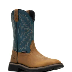 Waterproof|Work Boots<Wolverine Rancher Arrow Steel-Toe Wellington Work Boot Blue