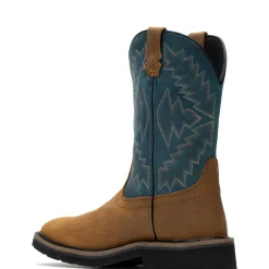 Waterproof|Work Boots<Wolverine Rancher Arrow Steel-Toe Wellington Work Boot Blue