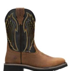 Waterproof|Work Boots<Wolverine Rancher Eagle Waterproof Steel-Toe Wellington Work Boot Sudan Brown