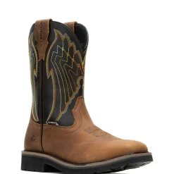 Waterproof|Work Boots<Wolverine Rancher Eagle Waterproof Steel-Toe Wellington Work Boot Sudan Brown