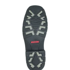 Safety Toe|Safety Toe<Wolverine Rancher Met Guard Steel-Toe Wellington Brown/Red