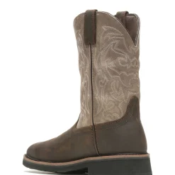 Waterproof|Work Boots<Wolverine Rancher Waterproof Steel-Toe Work Wellington Taupe/Brown