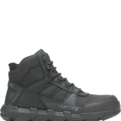 Ultraspring|Work Boots<Wolverine Rev UltraSpring&trade; DuraShocks&reg; Vent CarbonMax&trade; Work Boot Black