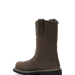 Waterproof|Safety Toe<Wolverine Revival Composite-Toe Work Wellington Dark Brown