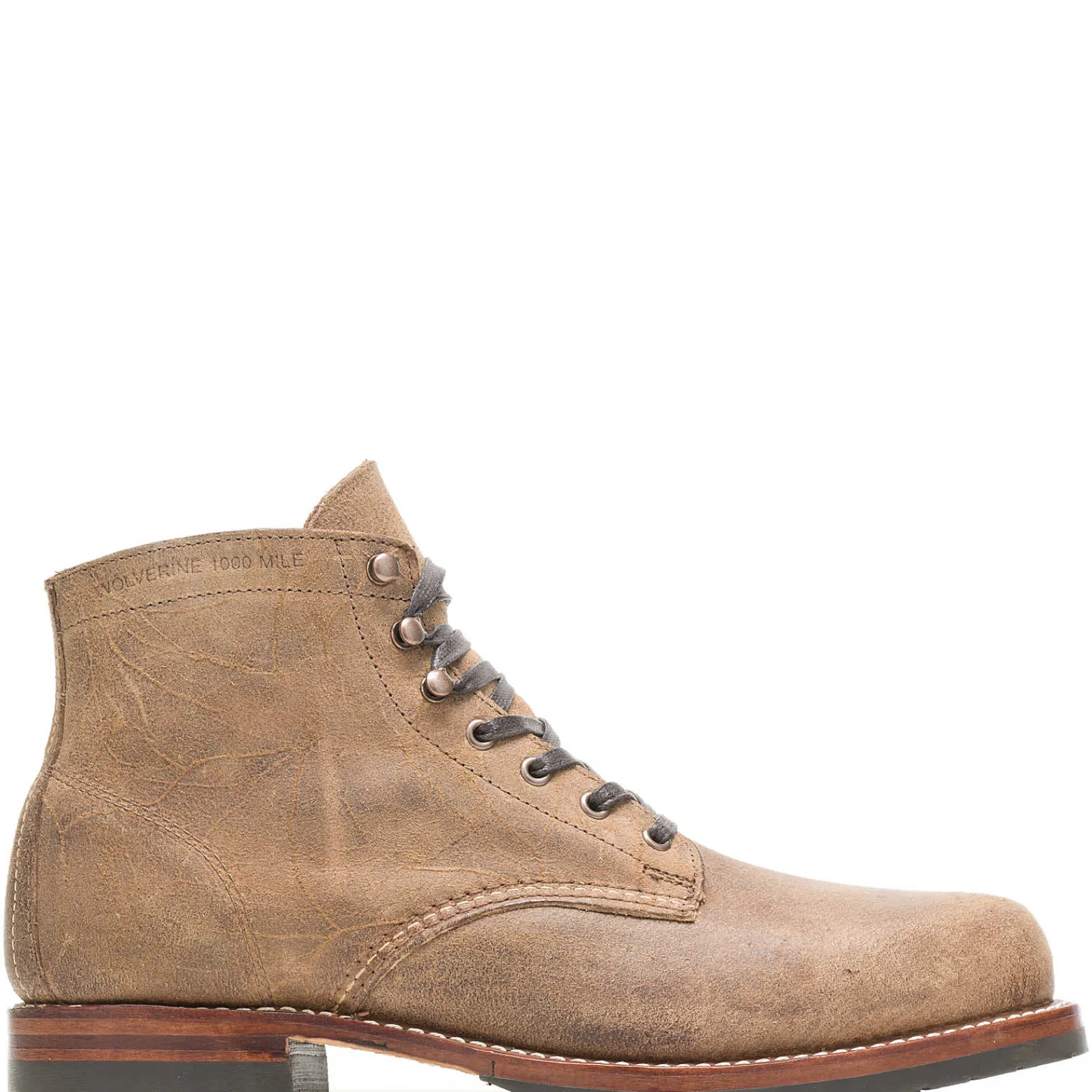 1000 Mile|1000 Mile<Wolverine - 1000 Mile Plain-Toe Classic Boot Rough Out