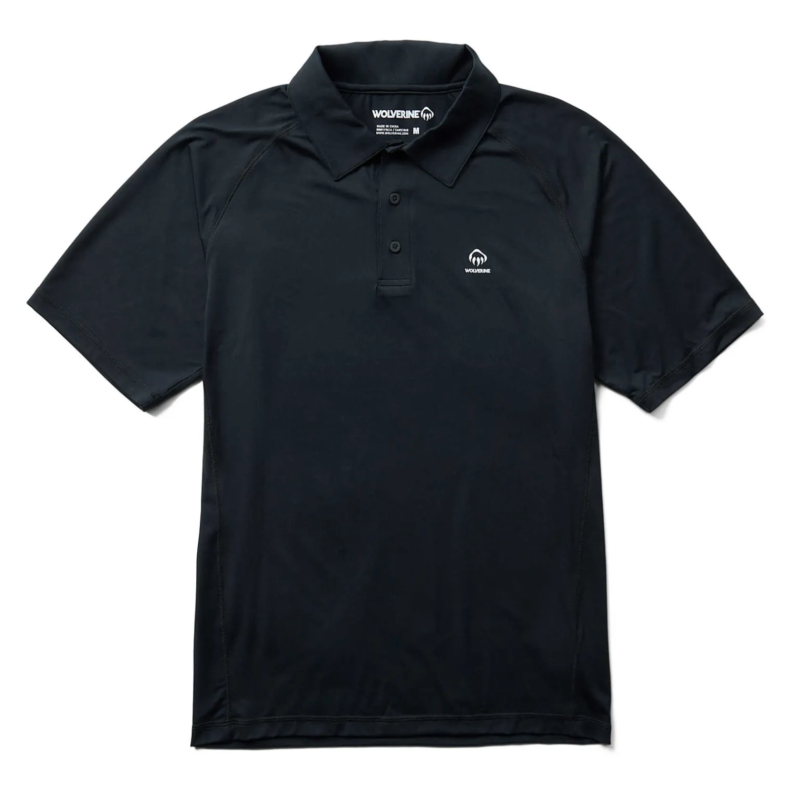 Work Shirts|Work Shirts<Wolverine Sun-Stop Eco Short Sleeve Polo Black