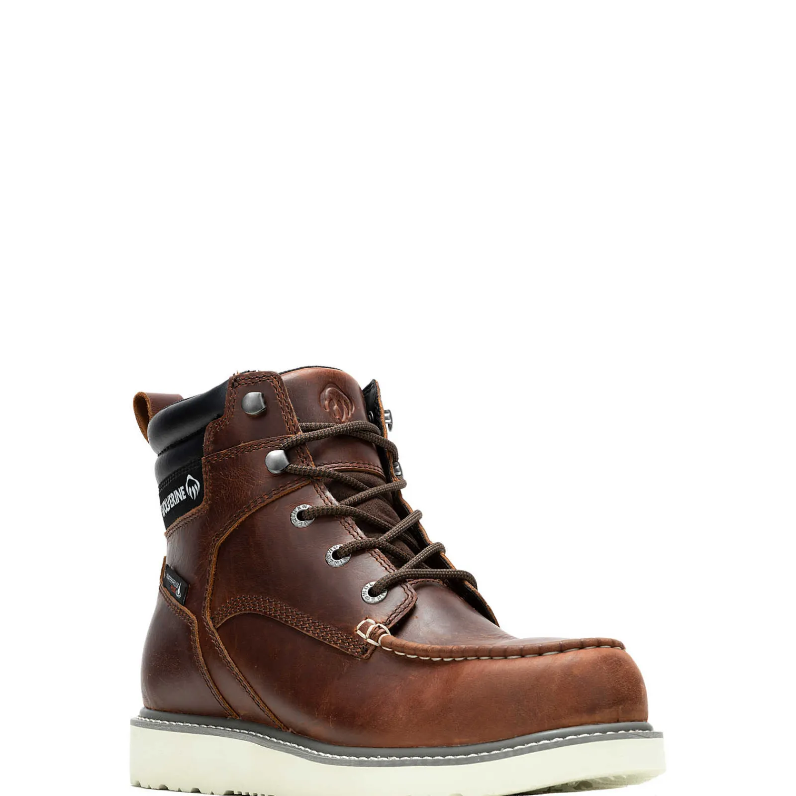 Work Boots|Safety Toe<Wolverine Trade Wedge 6" Moc-Toe Steel-Toe Work Boot Rust