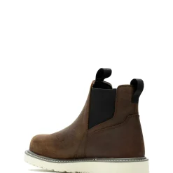 Waterproof|Work Boots<Wolverine Trade Wedge Steel-Toe Work Romeo Sudan Brown