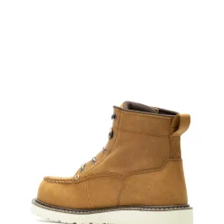 Safety Toe|Safety Toe<Wolverine Trade Wedge Unlined 6" Moc-Toe Composite-Toe Work Boot Tan