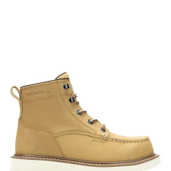 Work Boots|Boots<Wolverine Trade Wedge Unlined 6" Moc-Toe Work Boot Sand