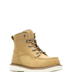 Work Boots|Boots<Wolverine Trade Wedge Unlined 6" Moc-Toe Work Boot Sand