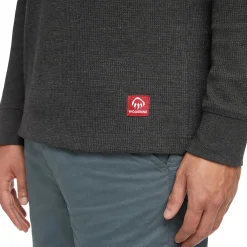 Work Shirts|Work Shirts<Wolverine Walden II Thermal Long Sleeve Tee Black Heather