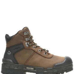 Waterproof|Soft Toe<Wolverine Warrior Met-Guard 6" Boot Dark Coffee